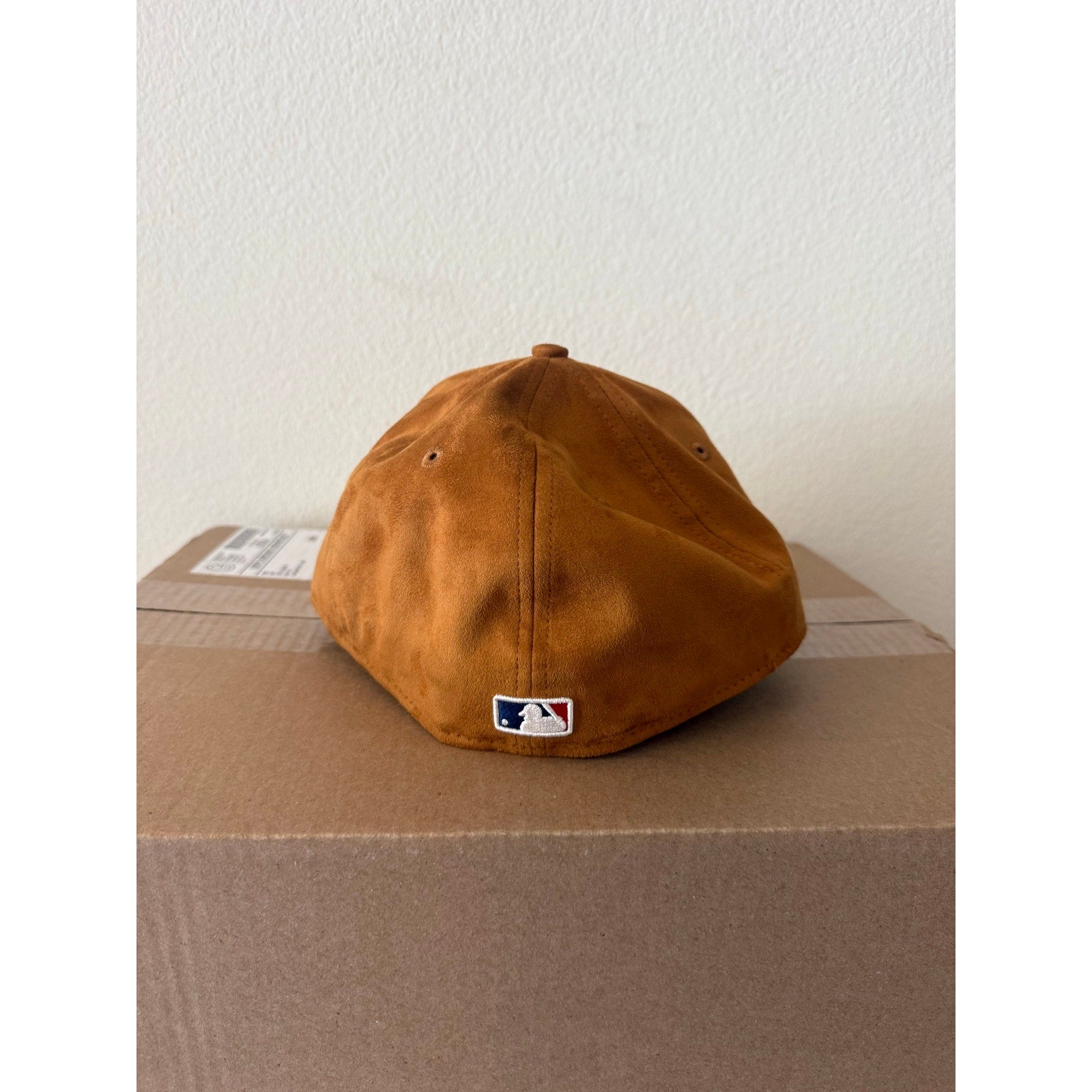 Hidden NY x New Era New York Yankees 59FIFTY Suede Fitted Hat Brown Size 7 1/2