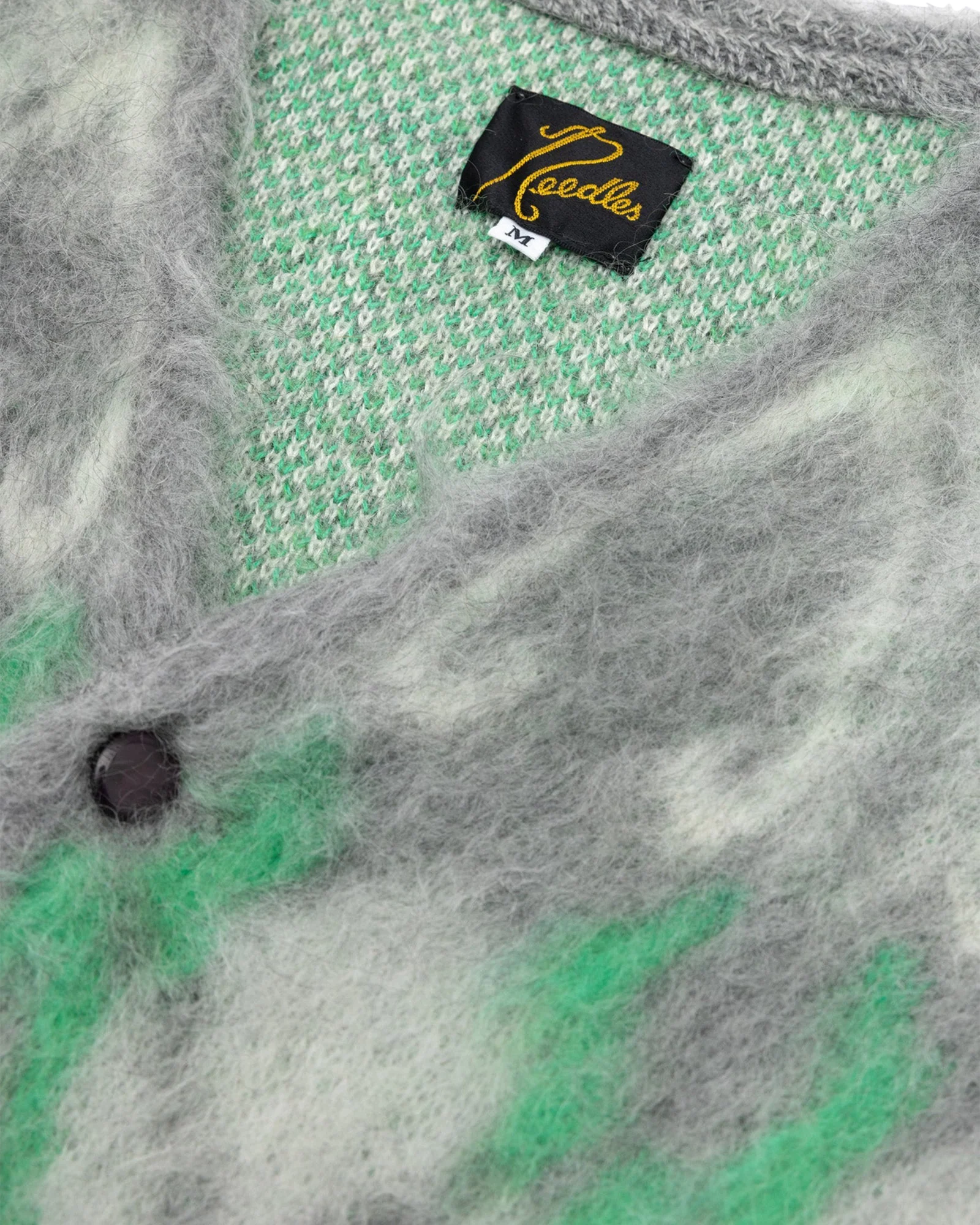 Hidden x Needles Psychedelic Mohair Cardigan