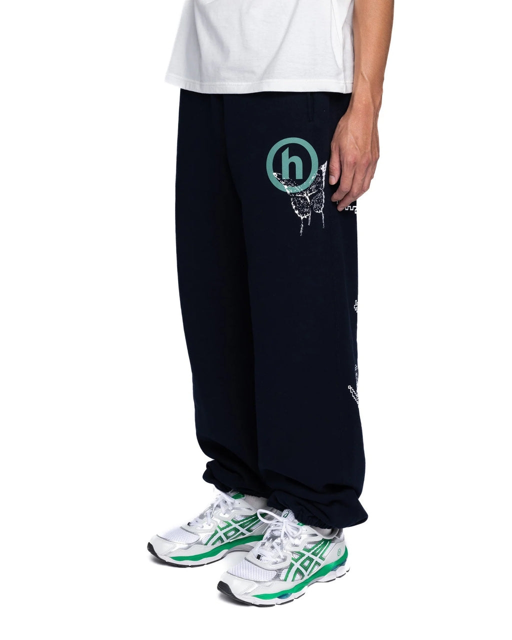 Hidden x Needles H Logo Pixel Butterfly Sweatpant