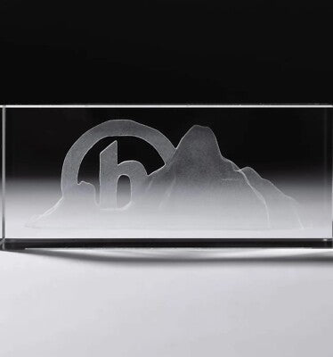 Hidden Crystal Paperweight